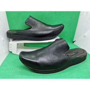 Son of Sandlar Turkish Toe Slipper Clogs Men's Size 11 Black Leather Vintage